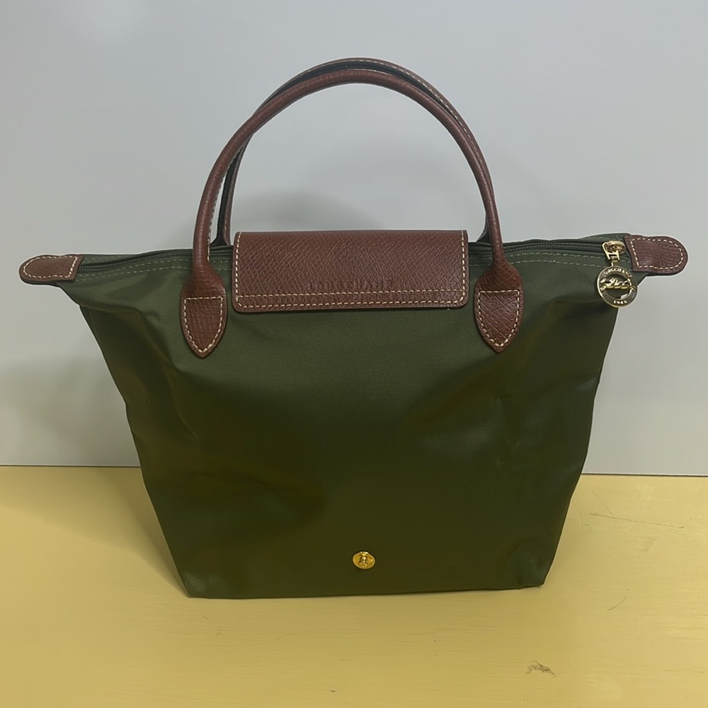 Longchamp Le Pliage Small Green Nylon Bag Tote - Picture 2 of 10